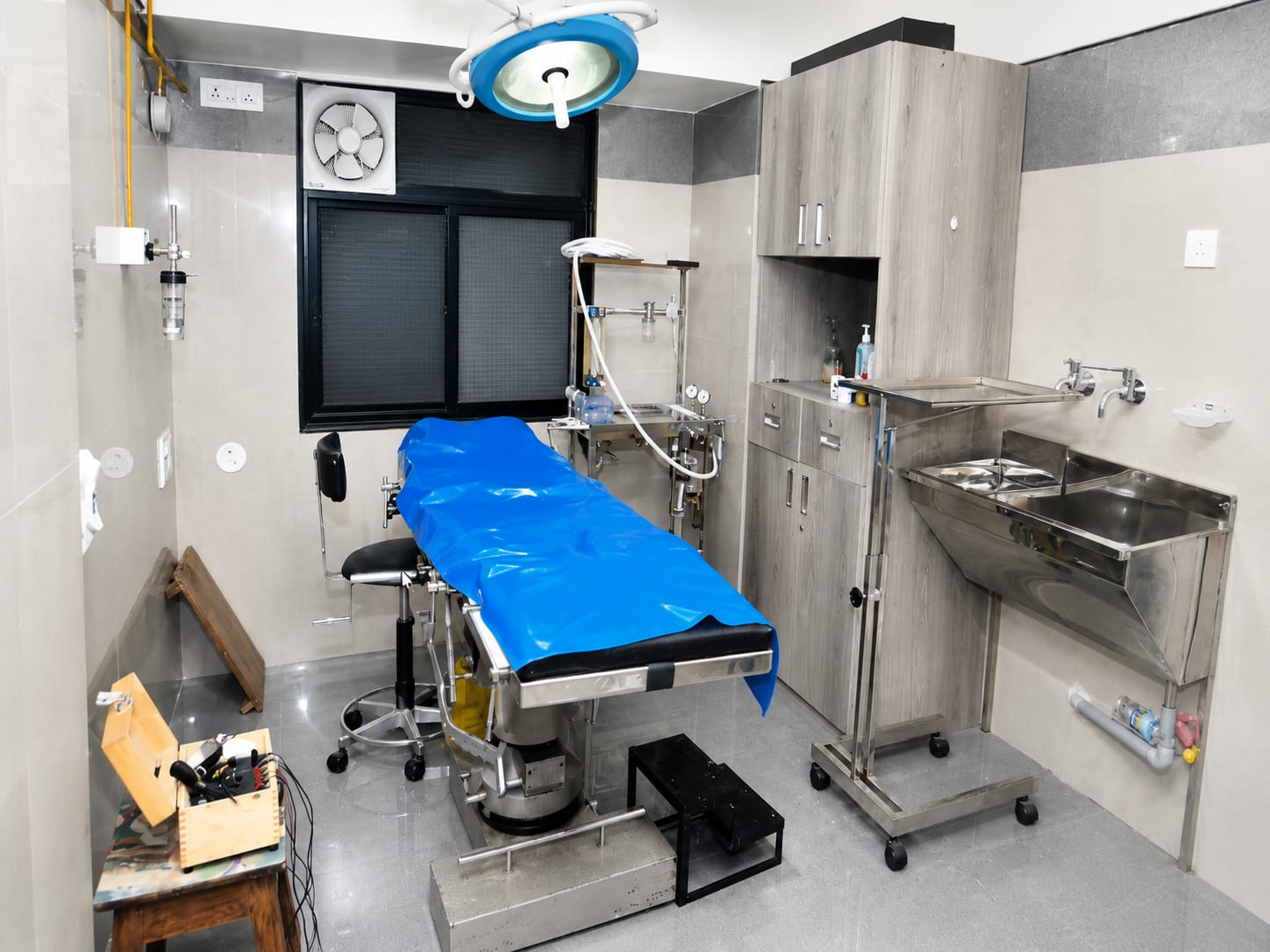 Minor Operation Theatre for ENT Procedures — Dr. Harkut ENT Nursing Home, Solapur