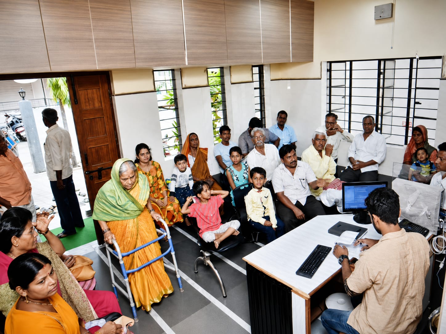 OPD Consultation Area at Our ENT Hospital — Dr. Harkut ENT Nursing Home, Solapur